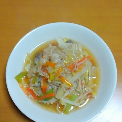 野菜たっぷり(^^♪魚が・・・見えませんがっ・・・美味しかったです♪♪ご馳走様でしたぁ～